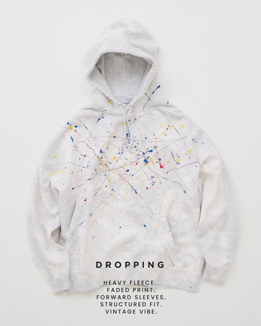 DROPPING PAINT PULLOVER HOODIE