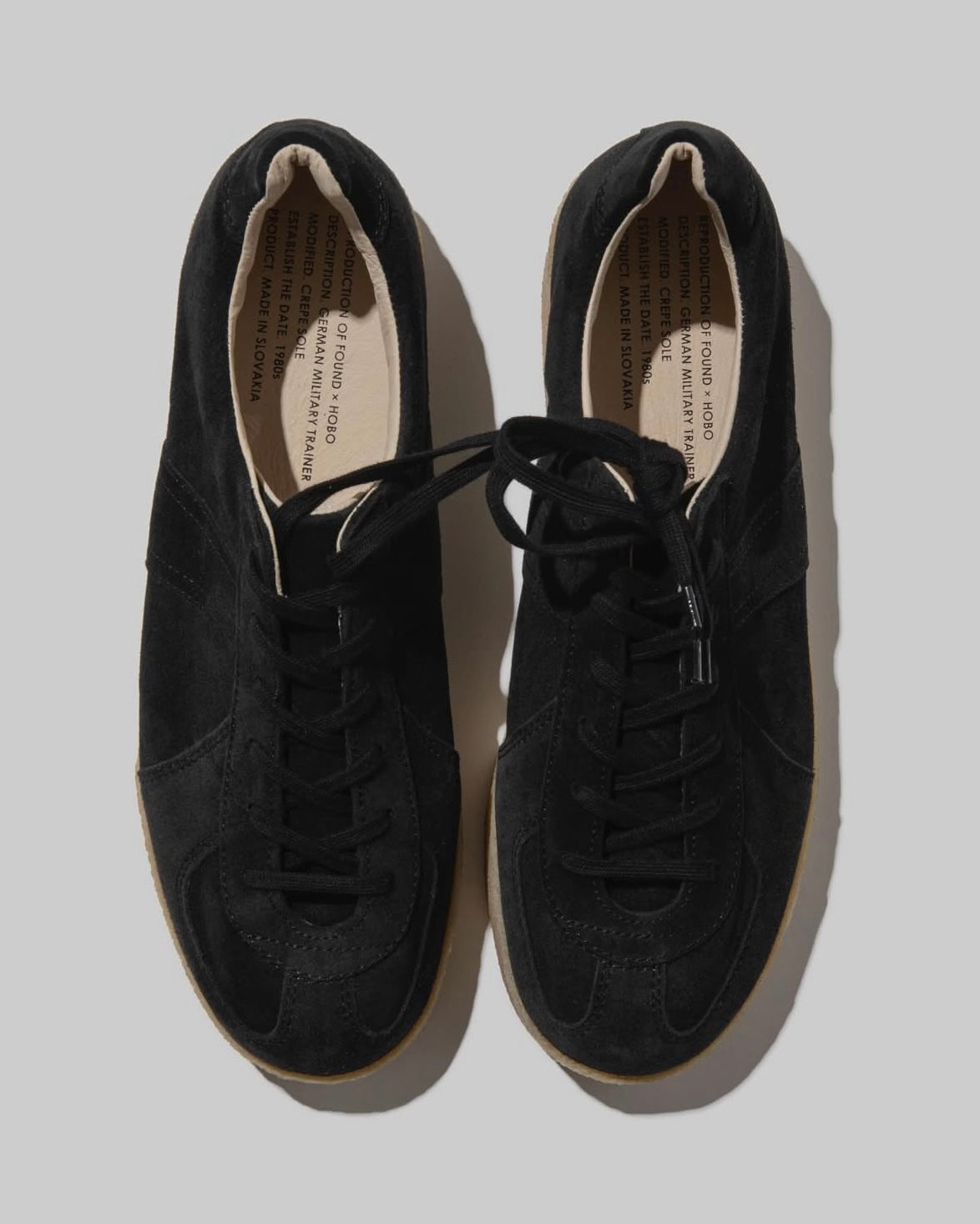 hobo × REPRODUCTION OF FOUND - GERMAN TRAINER COW SUEDE