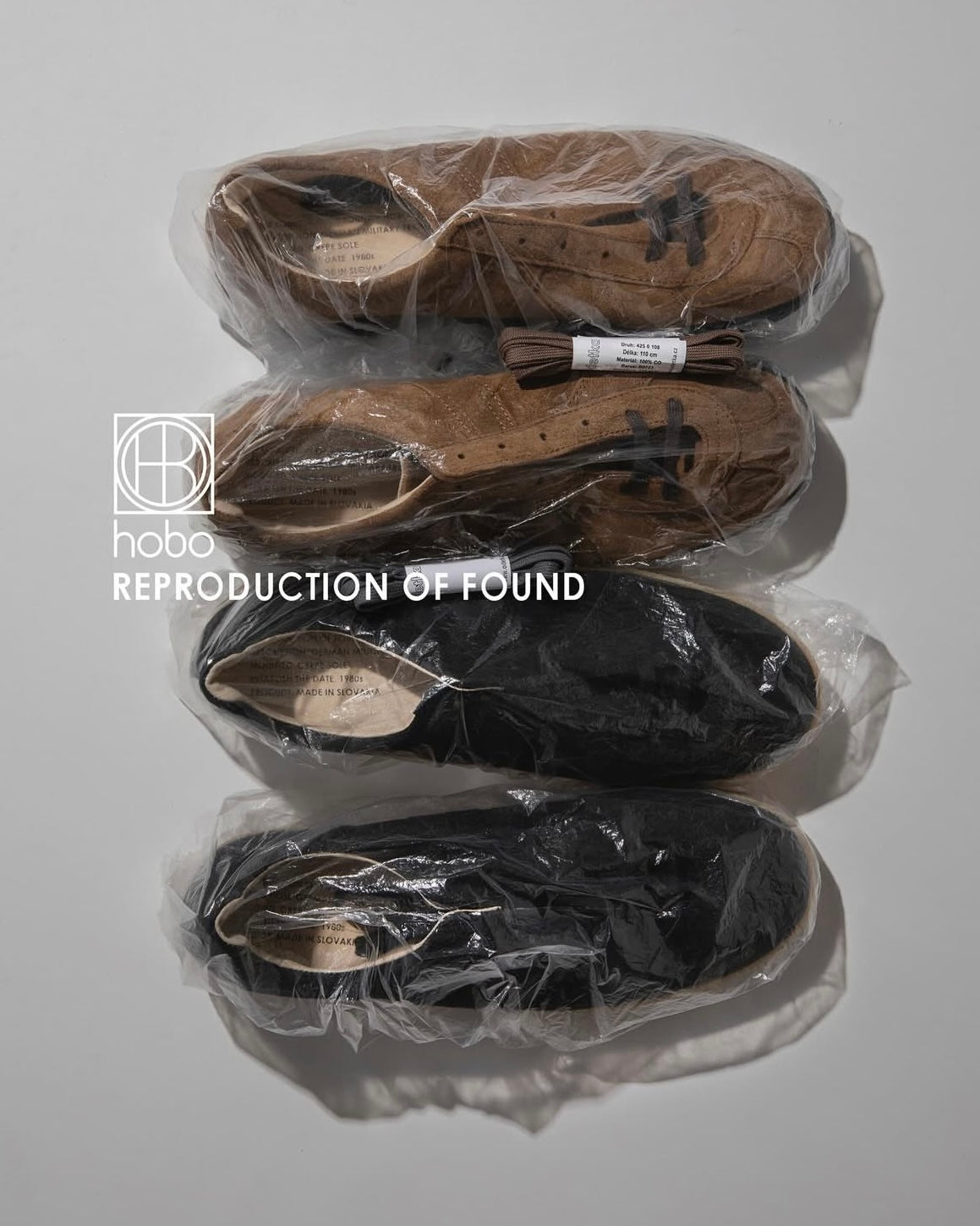 hobo × REPRODUCTION OF FOUND - GERMAN TRAINER COW SUEDE