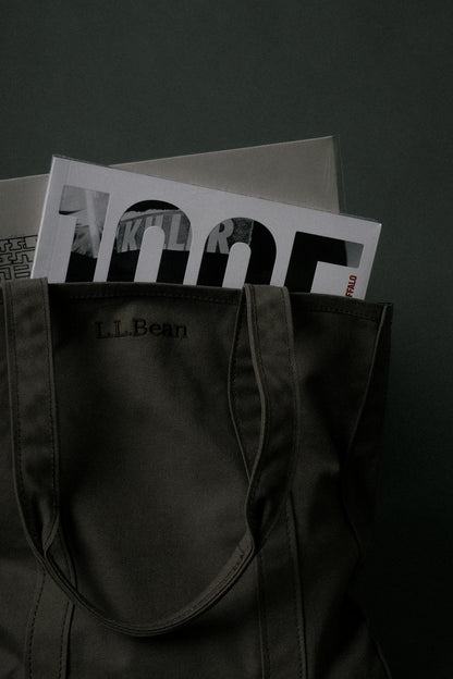 L.L.Bean RECORD TOTE BAG FOR Bonjor Records