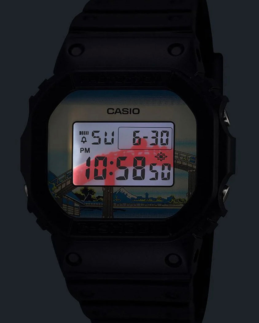 CASIO DW5600 冨嶽三十六景