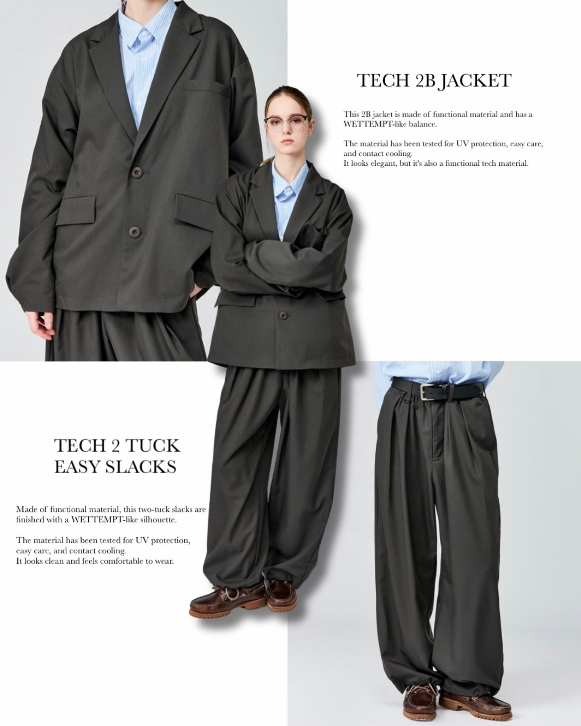 TECH 2 TUCK EASY SLACKS