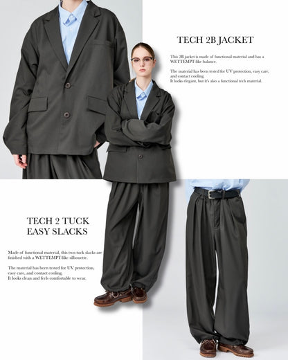 TECH 2 TUCK EASY SLACKS