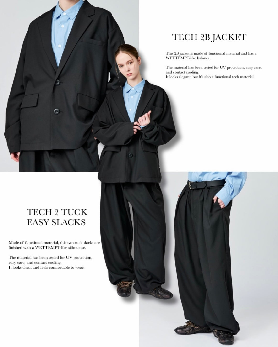 TECH 2 TUCK EASY SLACKS