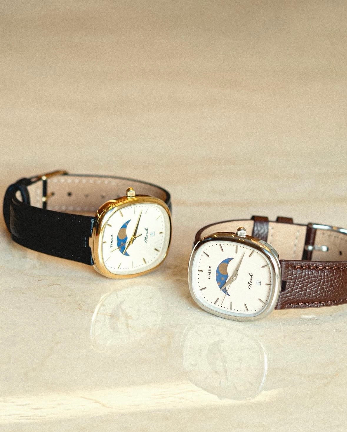 Noah x Timex - Oval Moon Phase Watch