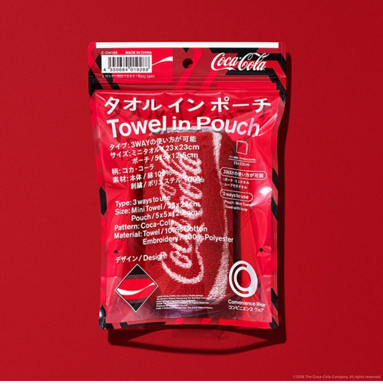 Familymart Convenience Wear × Coca Cola 可口可樂抹手巾