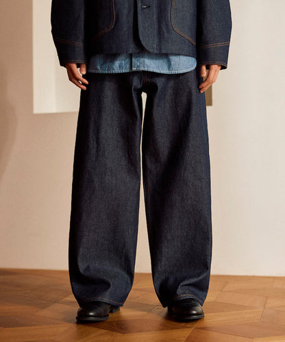 JAPAN DENIM WIDE ５PKT PANTS