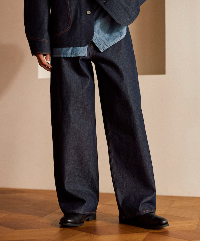 JAPAN DENIM WIDE ５PKT PANTS
