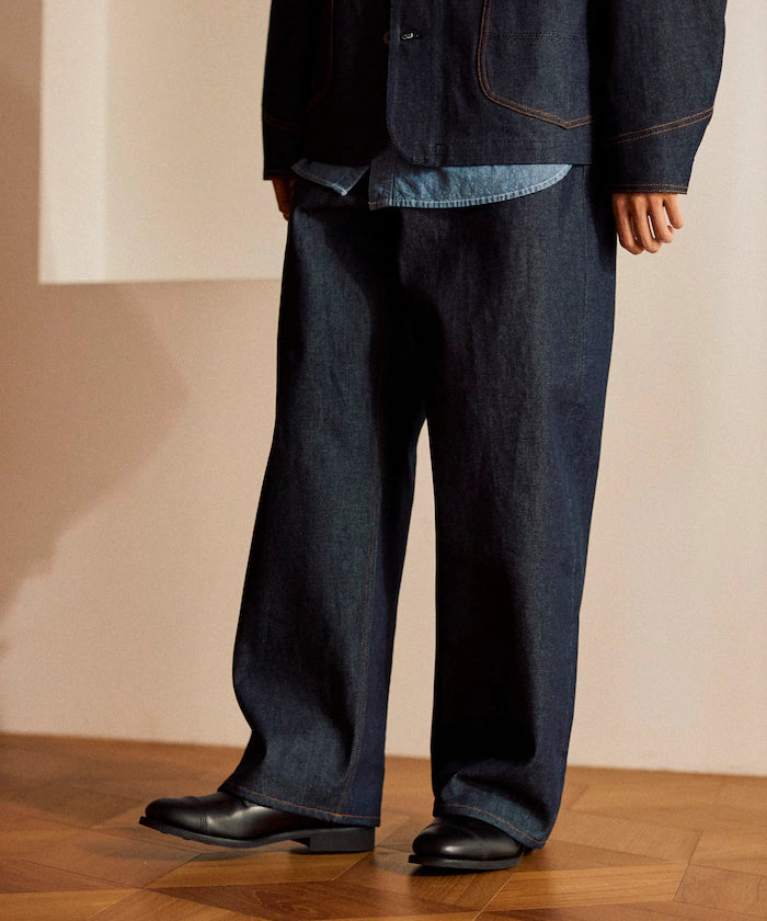 JAPAN DENIM WIDE ５PKT PANTS