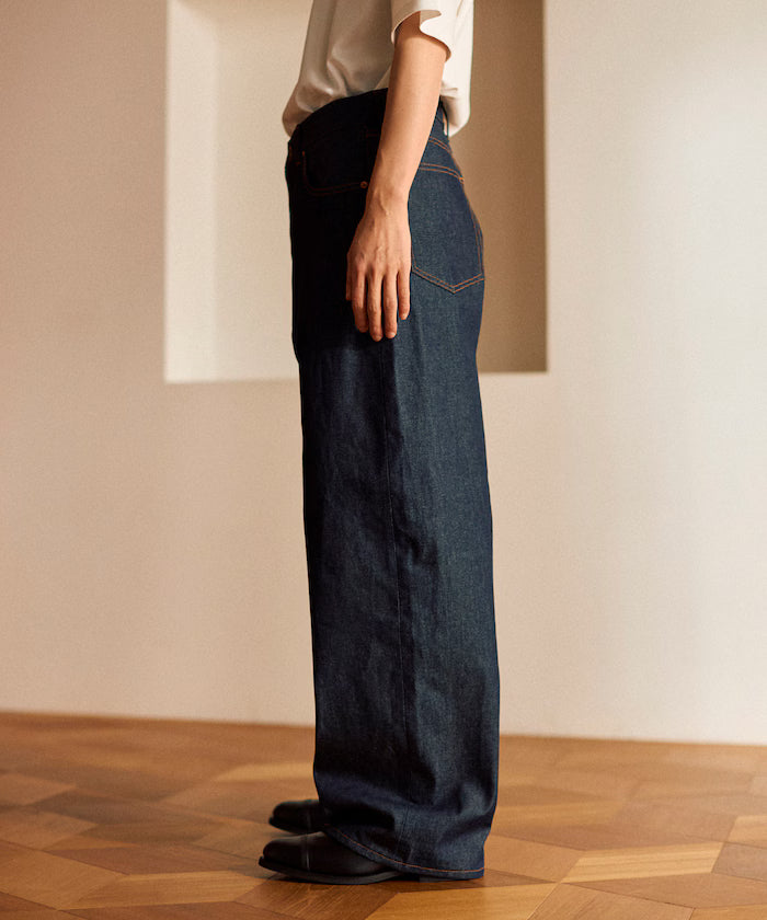 JAPAN DENIM WIDE ５PKT PANTS