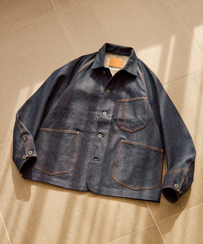 JAPAN DENIM COVERALL JACKET
