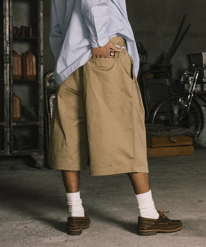 RED KAP – BAGGY WIDE TWILL SHORTS PANTS